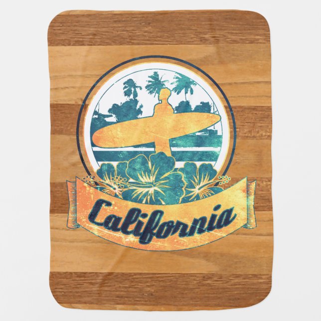 California surfboard receiving blanket (Front)