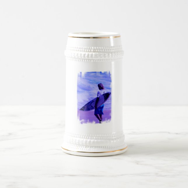 California Surfer Beer Stein (Center)