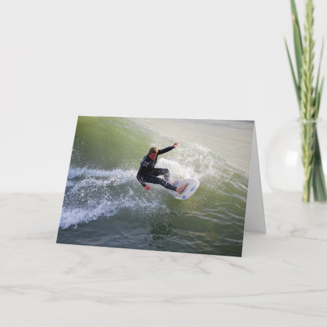 California Surfer Greeting Card (Front)