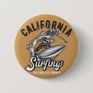 California Surfing the Endless Summer Button