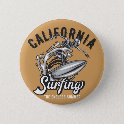 California Surfing the Endless Summer Button