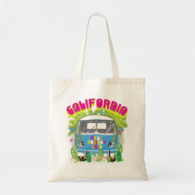 California Surfing Van Tote Bag (Front)