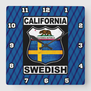 California Swedish American Clock