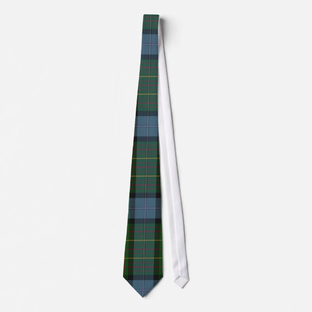 California Tartan Plaid Neck Tie (Front)