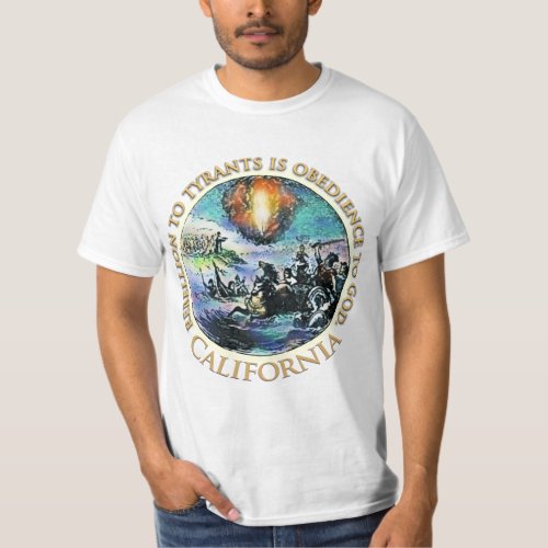 California Tea Party t_shirts