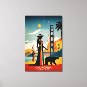 California: The Heart of Innovation Canvas Print