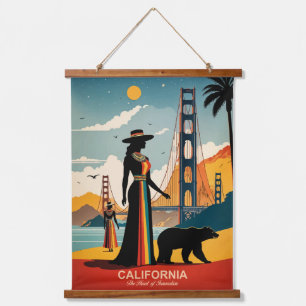 California: The Heart of Innovation Hanging Tapestry