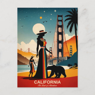 California: The Land of Adventures Postcard