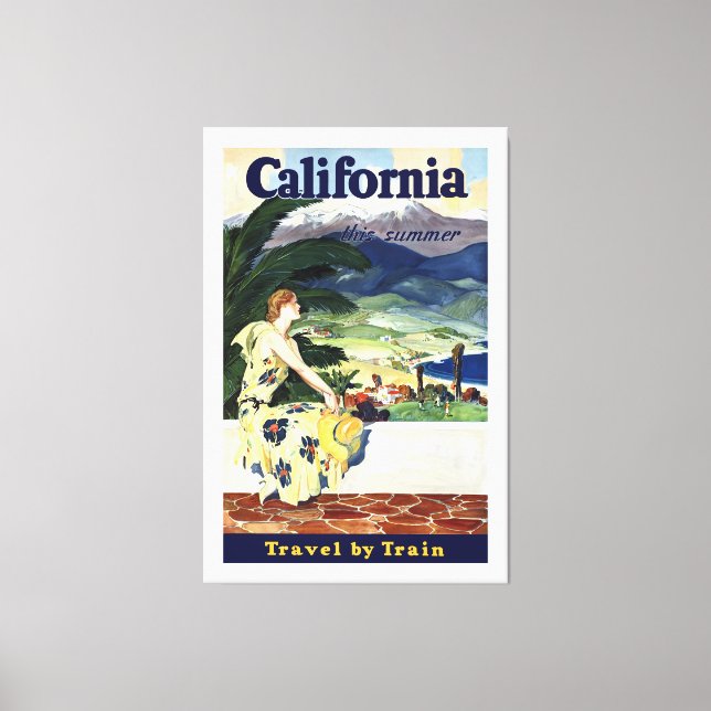 California This Summer Canvas Print (Front)