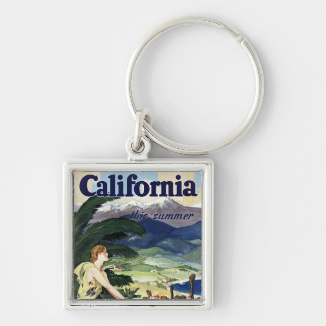 California This Summer Keychain (Front)