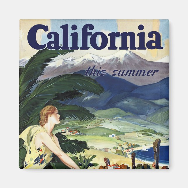 California This Summer Magnet (Front)