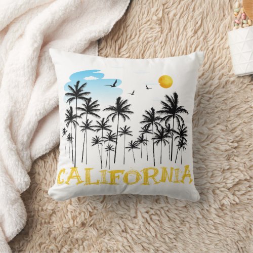 California Throw Pillow