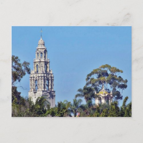 California Tower In Balboa Park San Diego Postcard