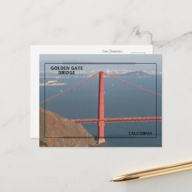 California Travel Keepsake Postcard (Front/Back In Situ)