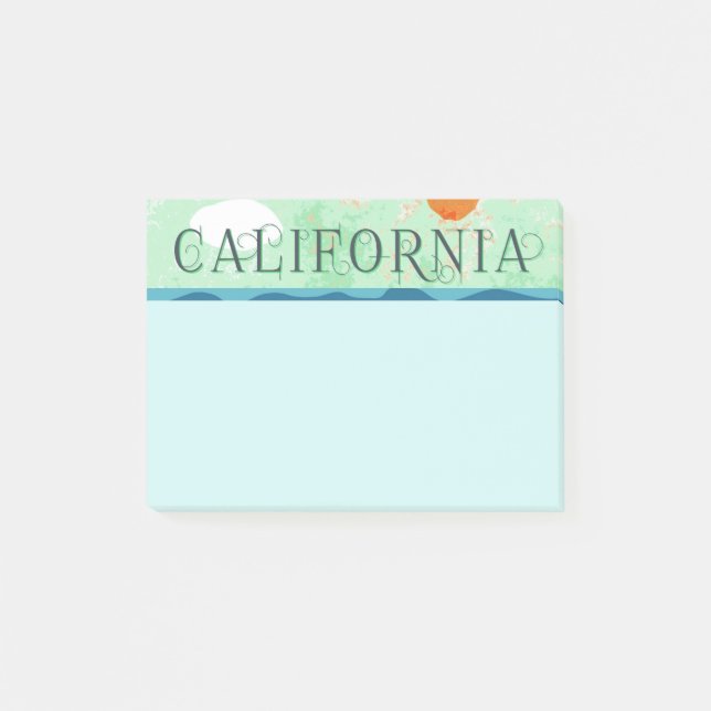 California Travel Poster Notes (Front)