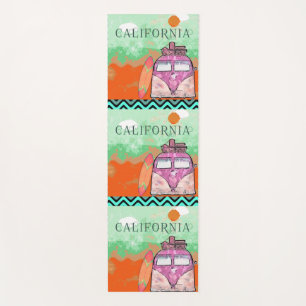 California Travel Poster Yoga Mat