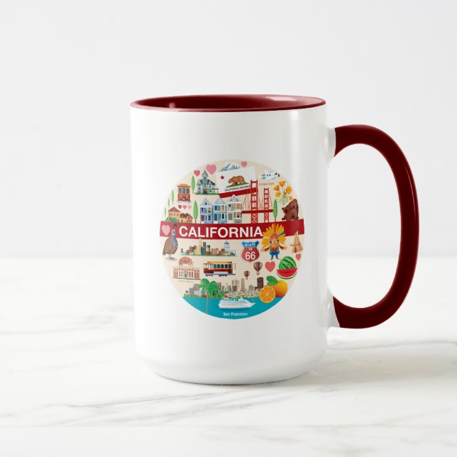 California Travels Mug (Right)