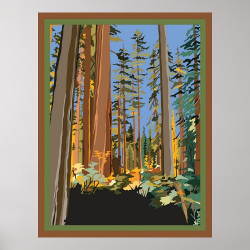 California Trees Poster