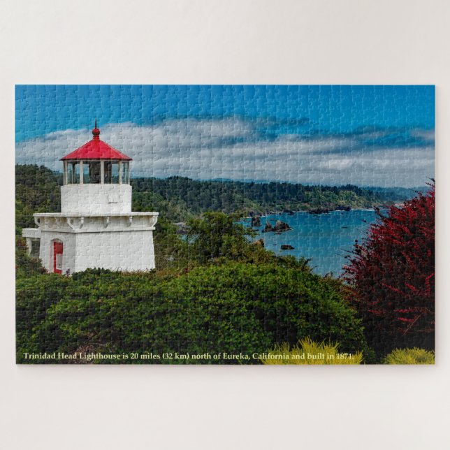 California Trinidad Head Lighthouse Jigsaw Puzzle (Horizontal)