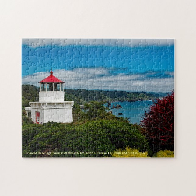 California Trinidad Head Lighthouse Jigsaw Puzzle (Horizontal)