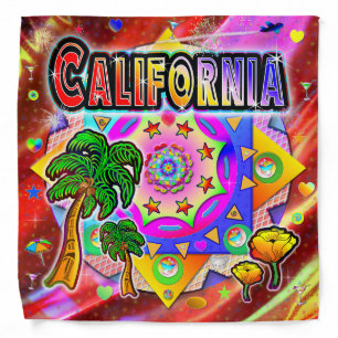 California Tropical Friends Bandana