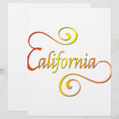 California Typography Art (Front/Back)