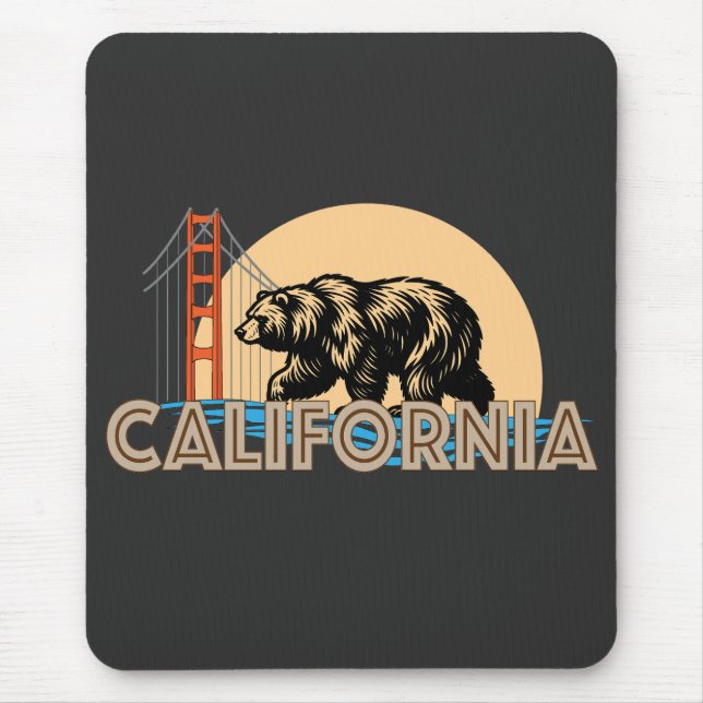 California United States of America Mouse Pad (Front)