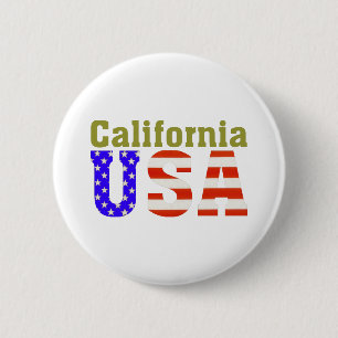 California USA! Button