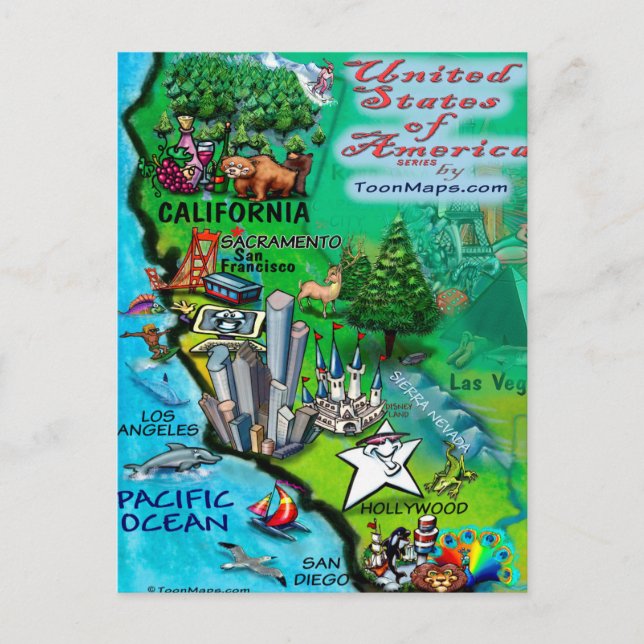 California USA Card (Front)