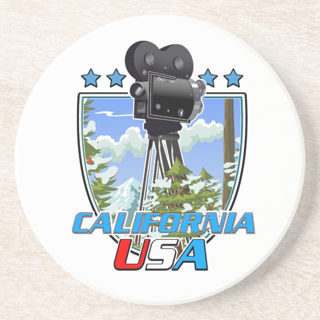 California USA Coaster (Front)