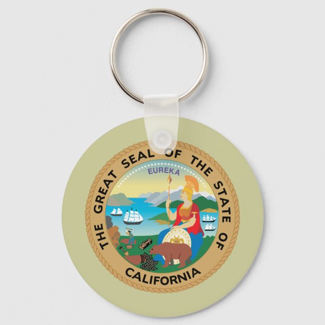 California, USA Keychain (Front)