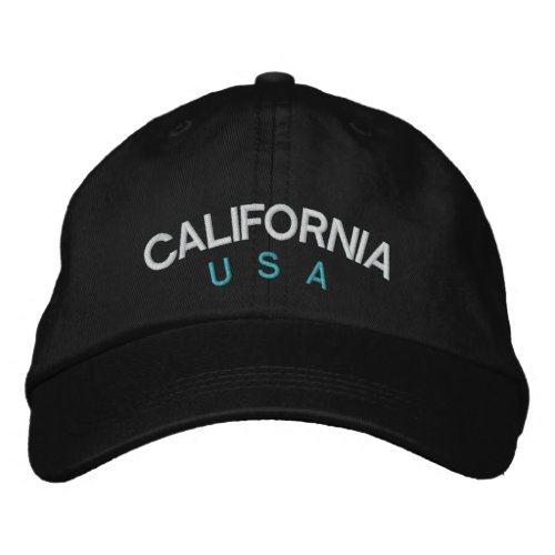 California USA Personalized Adjustable Hat