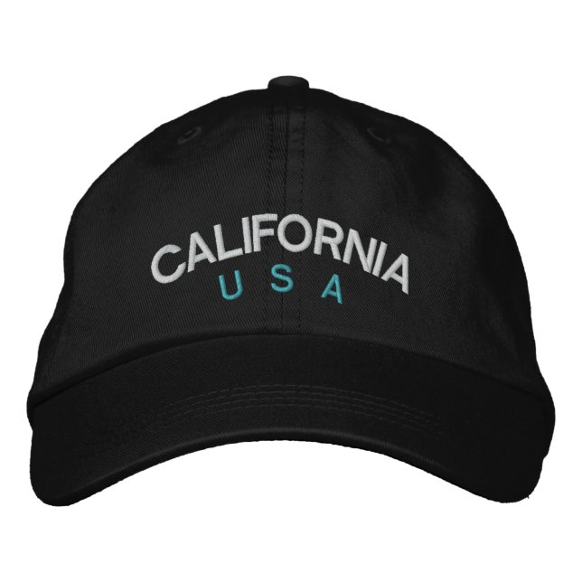 California USA Personalized Adjustable Hat (Front)