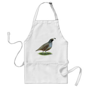 California Valley Quail Adult Apron