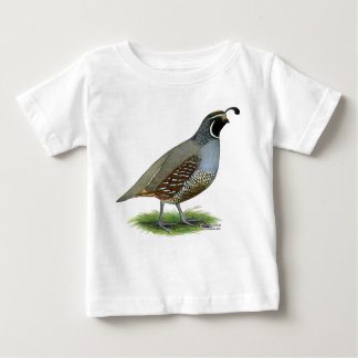 California Valley Quail Baby T-Shirt