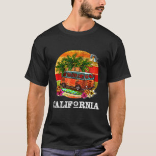 CALIFORNIA Van Life Surf Vintage Retro Road Trip C T-Shirt