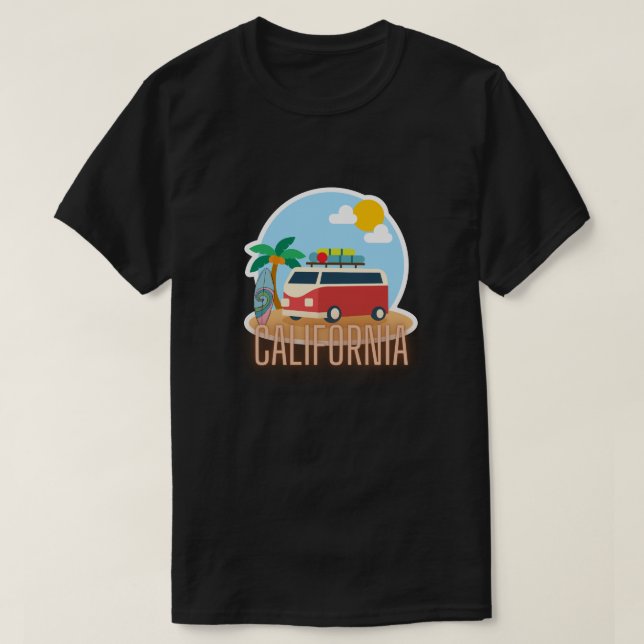 California Vibes T-Shirt (Design Front)