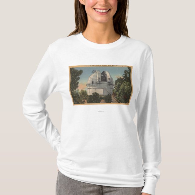 California - View of Dome of Mt. Wilson T-Shirt (Front)