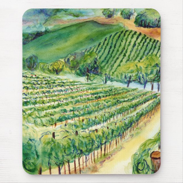 California Vineyard Mousepad (Front)