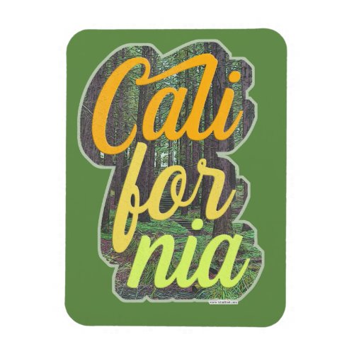 California Vintage Logo Magnet