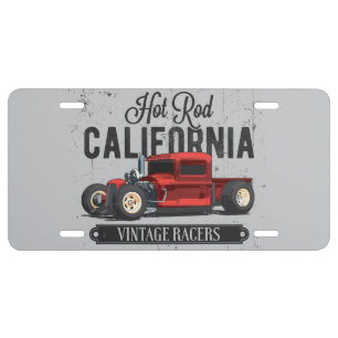California Vintage Racers License Plate