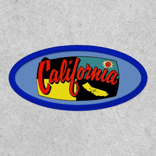 California _ Vintage Travel _ Patch