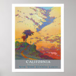 California Vintage Travel Poster at Zazzle
