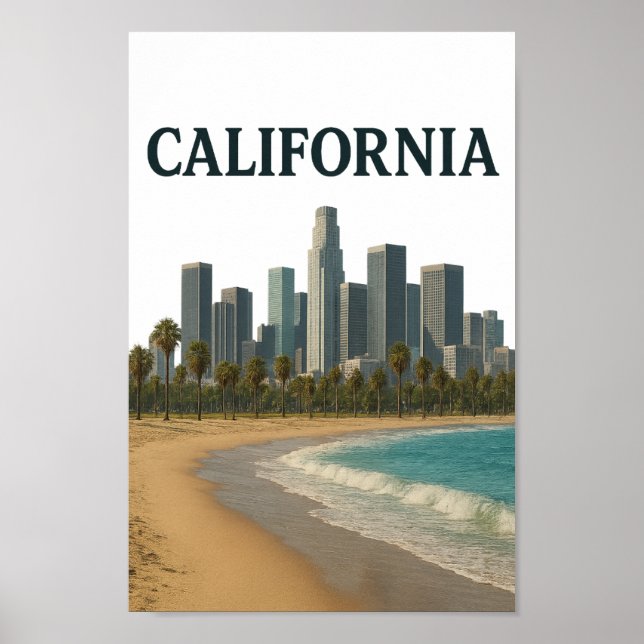 CALIFORNIA Wall Art (Front)