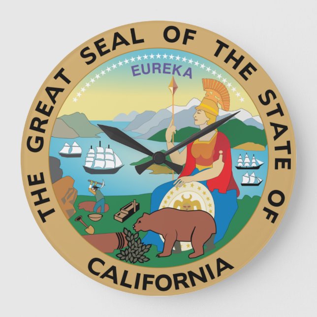 California* Wall Clock (Front)