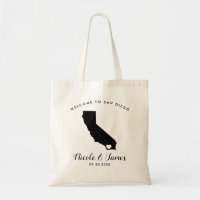 California Wedding Welcome Bag for Hotel Guests