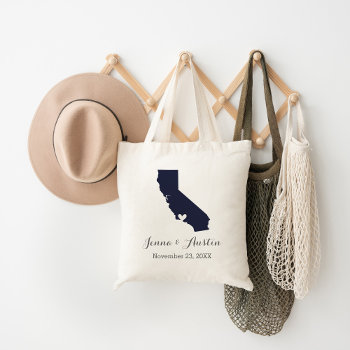 California Wedding Welcome Tote Bag by jenniferstuartdesign at Zazzle
