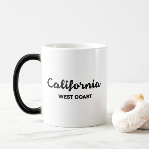 California West Coast Nice Design Text Magic Mug