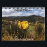 California Wildflowers Calendar<br><div class="desc">Fourteen photographs of wildflowers, taken as far north as Mt. Lassen and as far south as Mt. Laguna near the border of Mexico.</div>