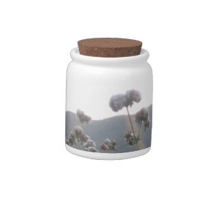 California Wildflowers Candy Jar